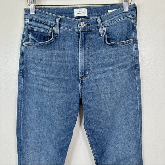 Citizens of Humanity Womens Size 27 Isola High-Rise Straight Slim Crop Jeans - Picture 3 of 16